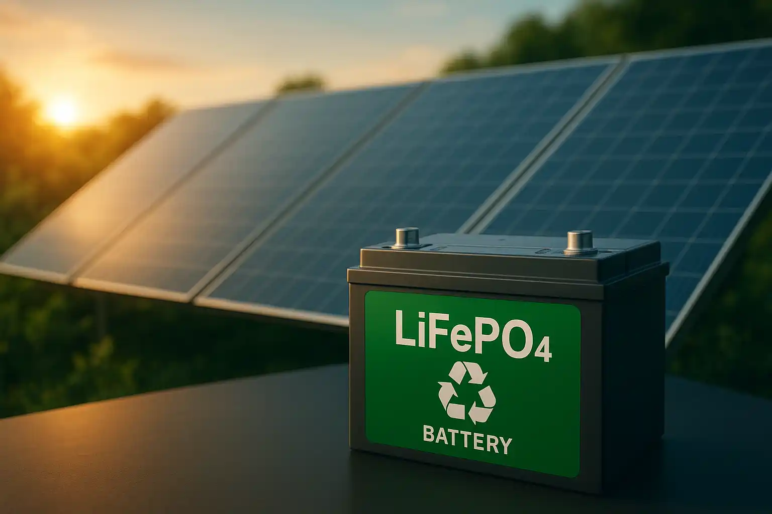 LiFePO4 аккумулятор в системе возобновляемой энергии