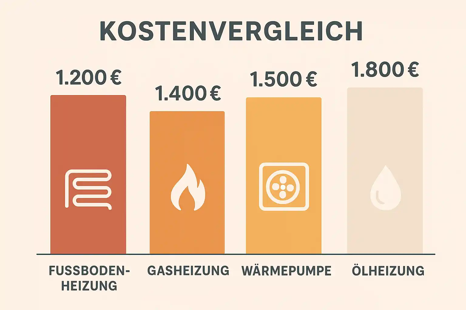 Kostenvergleich von Heizsystemen