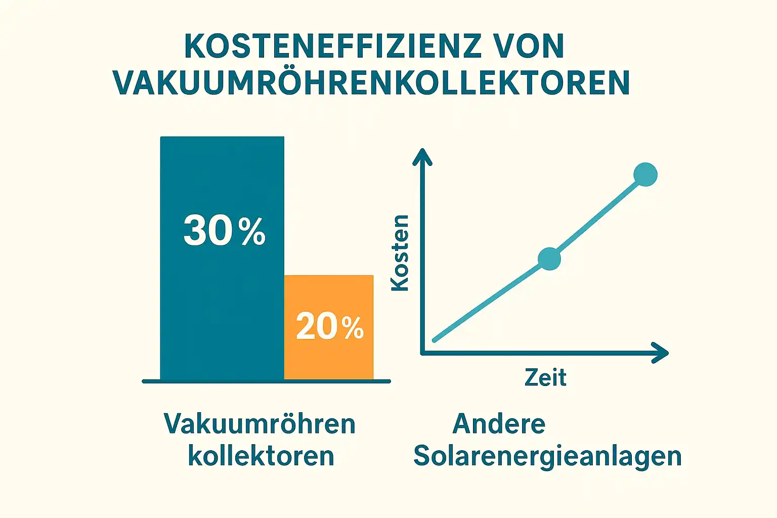 Kosteneffizienz von Vakuumröhrenkollektoren